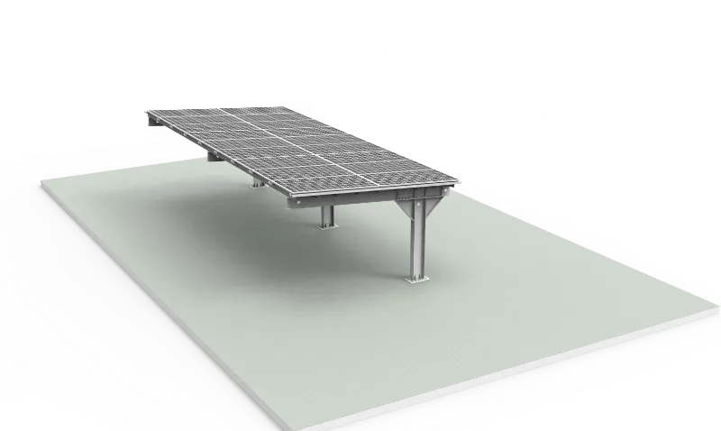 Carbon Steel Waterproof Y Type Solar Carport Mounting